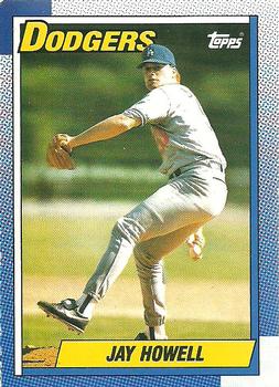 #40 Jay Howell - Los Angeles Dodgers - 1990 O-Pee-Chee Baseball