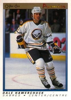 #40 Dale Hawerchuk - Buffalo Sabres - 1990-91 O-Pee-Chee Premier Hockey