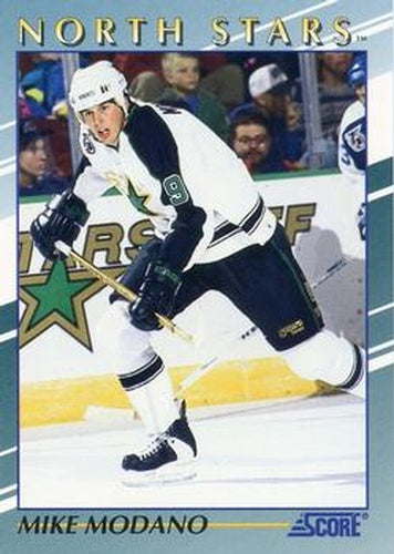 #40 Mike Modano - Minnesota North Stars - 1992-93 Score Young Superstars Hockey