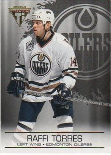 #40 Raffi Torres - Edmonton Oilers - 2003-04 Pacific Private Stock Titanium Hockey