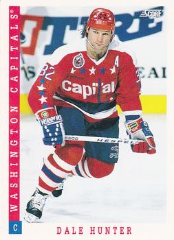 #40 Dale Hunter - Washington Capitals - 1993-94 Score Canadian Hockey