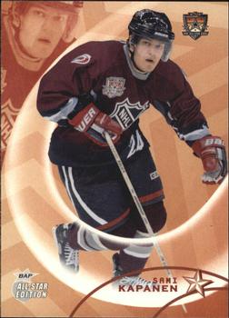 #40 Sami Kapanen - Carolina Hurricanes - 2002-03 Be a Player All-Star Edition Hockey