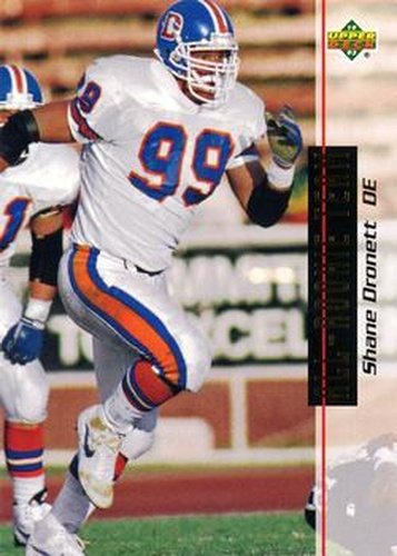 #40 Shane Dronett - Denver Broncos - 1993 Upper Deck Football