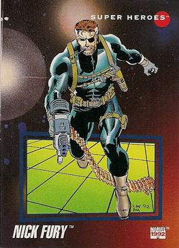 #40 Nick Fury - 1992 Impel Marvel Universe