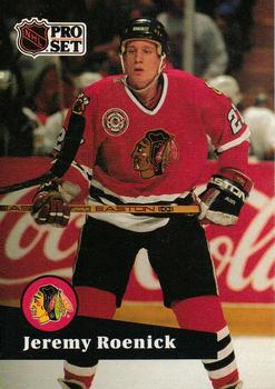 #40 Jeremy Roenick - 1991-92 Pro Set Hockey