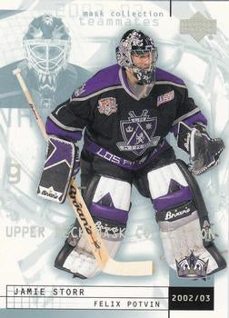 #40 Jamie Storr / Felix Potvin - Los Angeles Kings - 2002-03 Upper Deck Mask Collection Hockey
