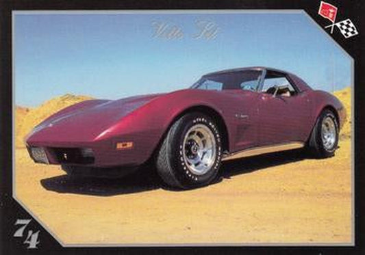 #40 1974 Corvette Convertible - 1991 Collect-A-Card Vette Set