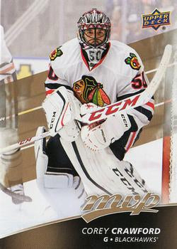 #40 Corey Crawford - Chicago Blackhawks - 2017-18 Upper Deck MVP Hockey
