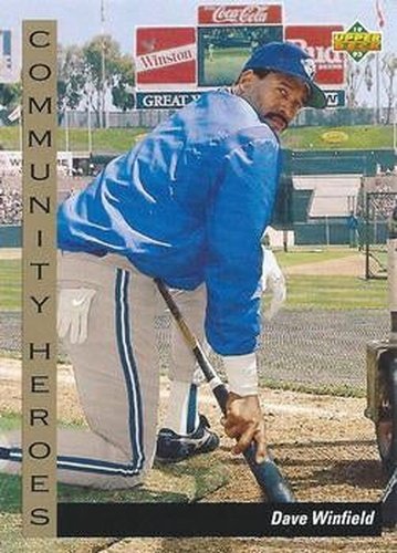#40 Dave Winfield - Toronto Blue Jays - 1993 Upper Deck Baseball