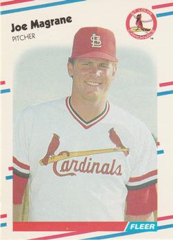 #40 Joe Magrane - St. Louis Cardinals - 1988 Fleer Baseball