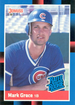 #40 Mark Grace - Chicago Cubs - 1988 Donruss Baseball