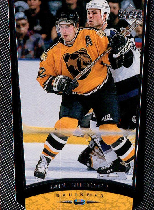 #40 Don Sweeney - Boston Bruins - 1998-99 Upper Deck Hockey