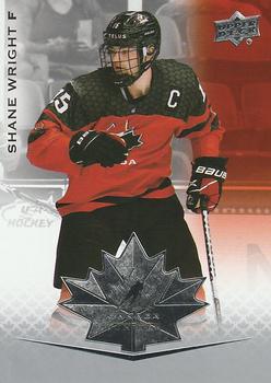 #40 Shane Wright - Canada - 2021-22 Upper Deck Team Canada Juniors Hockey