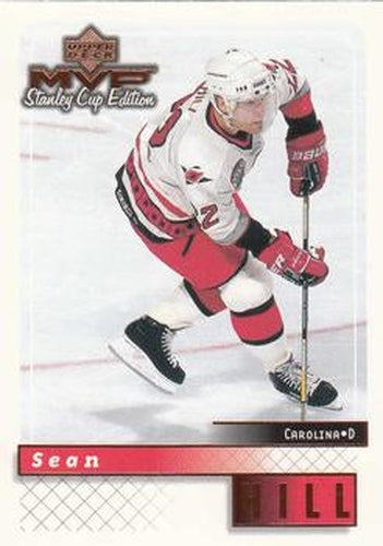 #40 Sean Hill - Carolina Hurricanes - 1999-00 Upper Deck MVP Stanley Cup Edition Hockey