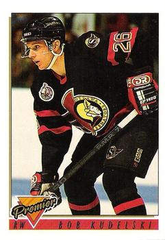 #40 Bob Kudelski - Ottawa Senators - 1993-94 Topps Premier Hockey