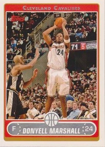 #40 Donyell Marshall - Cleveland Cavaliers - 2006-07 Topps Basketball