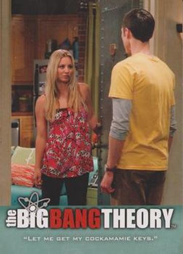 #40 "Let me get my cockamamie keys." - 2013 Big Bang Theory Seasons 3 & 4