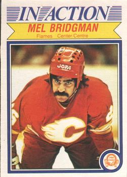 #40 Mel Bridgman - Calgary Flames - 1982-83 O-Pee-Chee Hockey