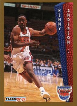 #140 Kenny Anderson - New Jersey Nets - 1992-93 Fleer Basketball