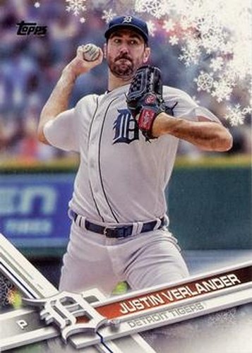 #HMW40 Justin Verlander - Detroit Tigers - 2017 Topps Holiday Baseball