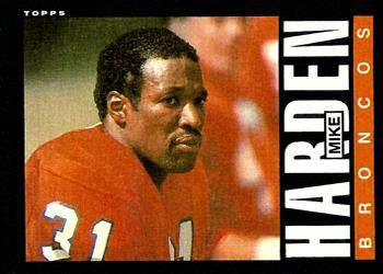 #240 Mike Harden - Denver Broncos - 1985 Topps Football