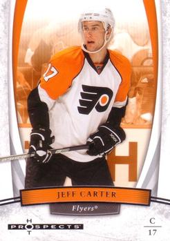 #40 Jeff Carter - Philadelphia Flyers - 2007-08 Fleer Hot Prospects Hockey