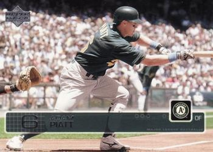 #40 Adam Piatt - Oakland Athletics - 2003 Upper Deck Baseball