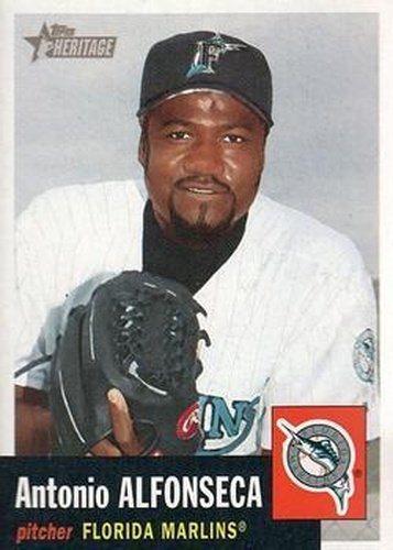 #40 Antonio Alfonseca - Florida Marlins - 2002 Topps Heritage Baseball