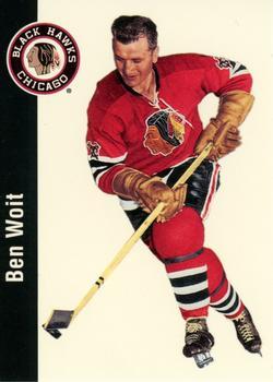 #40 Benny Woit - Chicago Blackhawks - 1994 Parkhurst Missing Link 1956-57 Hockey