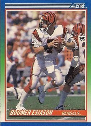 #40 Boomer Esiason - Cincinnati Bengals - 1990 Score Football