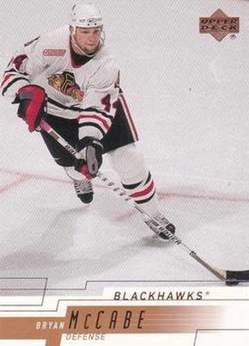 #40 Bryan McCabe - Chicago Blackhawks - 2000-01 Upper Deck Hockey
