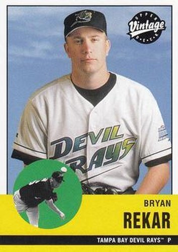 #40 Bryan Rekar - Tampa Bay Devil Rays - 2001 Upper Deck Vintage Baseball