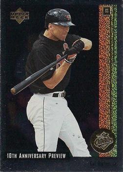 #40 Cal Ripken Jr. - Baltimore Orioles - 1998 Upper Deck - 10th Anniversary Preview Baseball