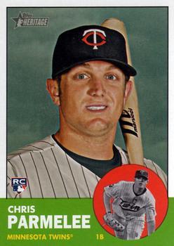 #40 Chris Parmelee - Minnesota Twins - 2012 Topps Heritage Baseball