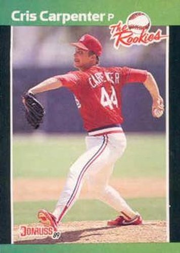 #40 Cris Carpenter - St. Louis Cardinals - 1989 Donruss The Rookies Baseball
