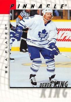 #40 Derek King - Toronto Maple Leafs - 1997-98 Pinnacle Be a Player Hockey