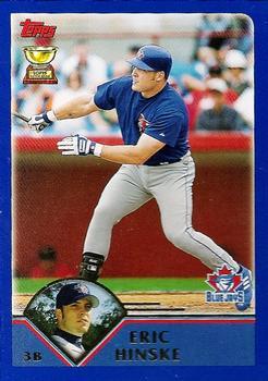 #40 Eric Hinske - Toronto Blue Jays - 2003 Topps Baseball