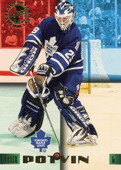 #40 Felix Potvin - Toronto Maple Leafs - 1995-96 Stadium Club Members Only 50 Hockey