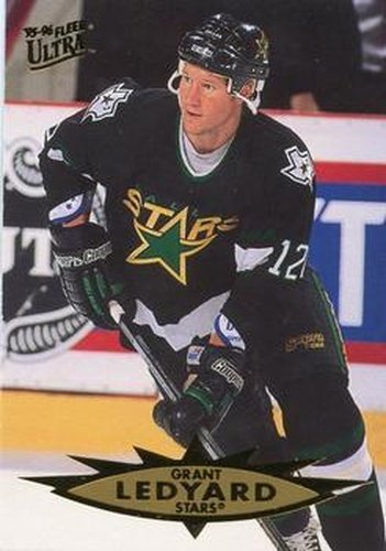 #40 Grant Ledyard - Dallas Stars - 1995-96 Ultra Hockey