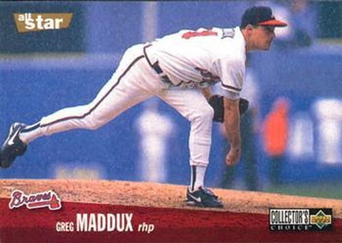 #40 Greg Maddux - Atlanta Braves - 1996 Collector's Choice Baseball