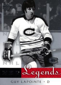 #40 Guy Lapointe - Montreal Canadiens - 2001-02 Upper Deck Legends Hockey