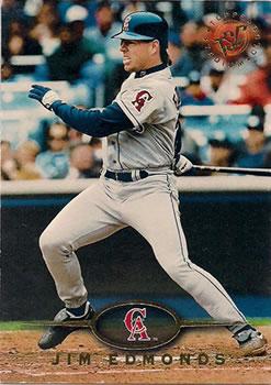 #40 Jim Edmonds - California Angels - 1995 Stadium Club Baseball