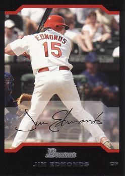 #40 Jim Edmonds - St. Louis Cardinals - 2004 Bowman Baseball