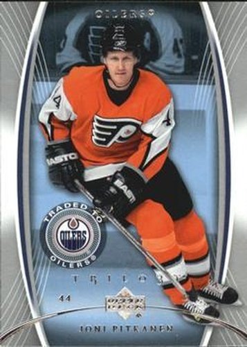 #40 Joni Pitkanen - Edmonton Oilers - 2007-08 Upper Deck Trilogy Hockey