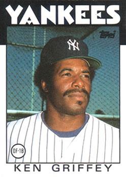 #40 Ken Griffey - New York Yankees - 1986 Topps Baseball