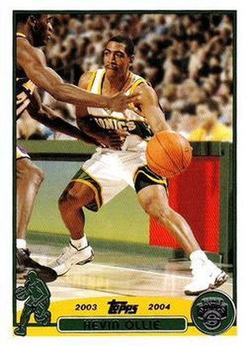 #40 Kevin Ollie - Seattle SuperSonics - 2003-04 Topps Basketball