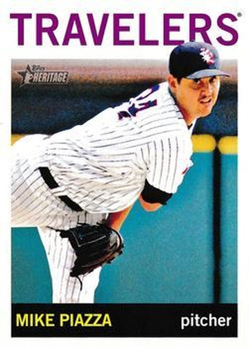 #40 Mike Piazza - Arkansas Travelers - 2013 Topps Heritage Minor League Baseball