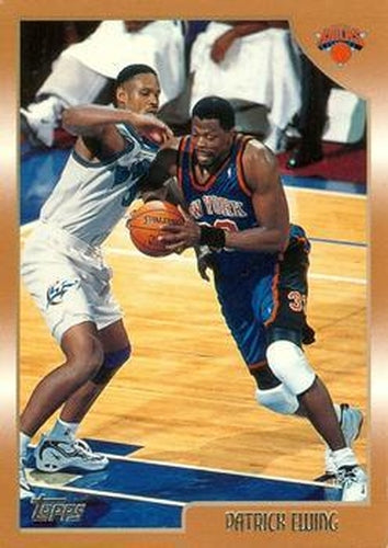 #40 Patrick Ewing - New York Knicks - 1998-99 Topps Basketball