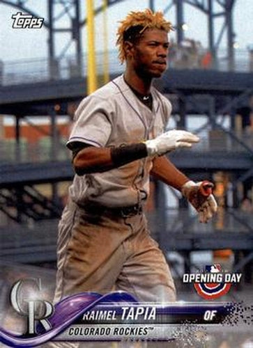 #40 Raimel Tapia - Colorado Rockies - 2018 Topps Opening Day Baseball