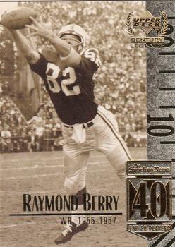 #40 Raymond Berry - Baltimore Colts - 1999 Upper Deck Century Legends Football